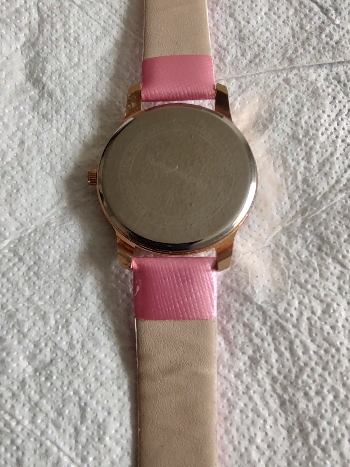Bachaa Party Watch Pink tone Crystals leather Strap Women girls female