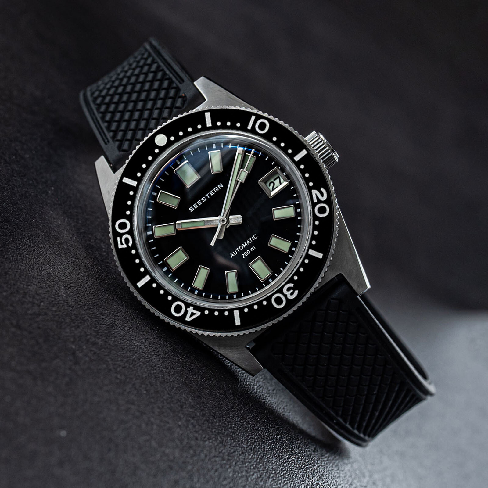 Seestern V3 62MAS 20ATM Genuine Ceramic Bezel 200m DIVER’S Watch SE2021-D62S-KK