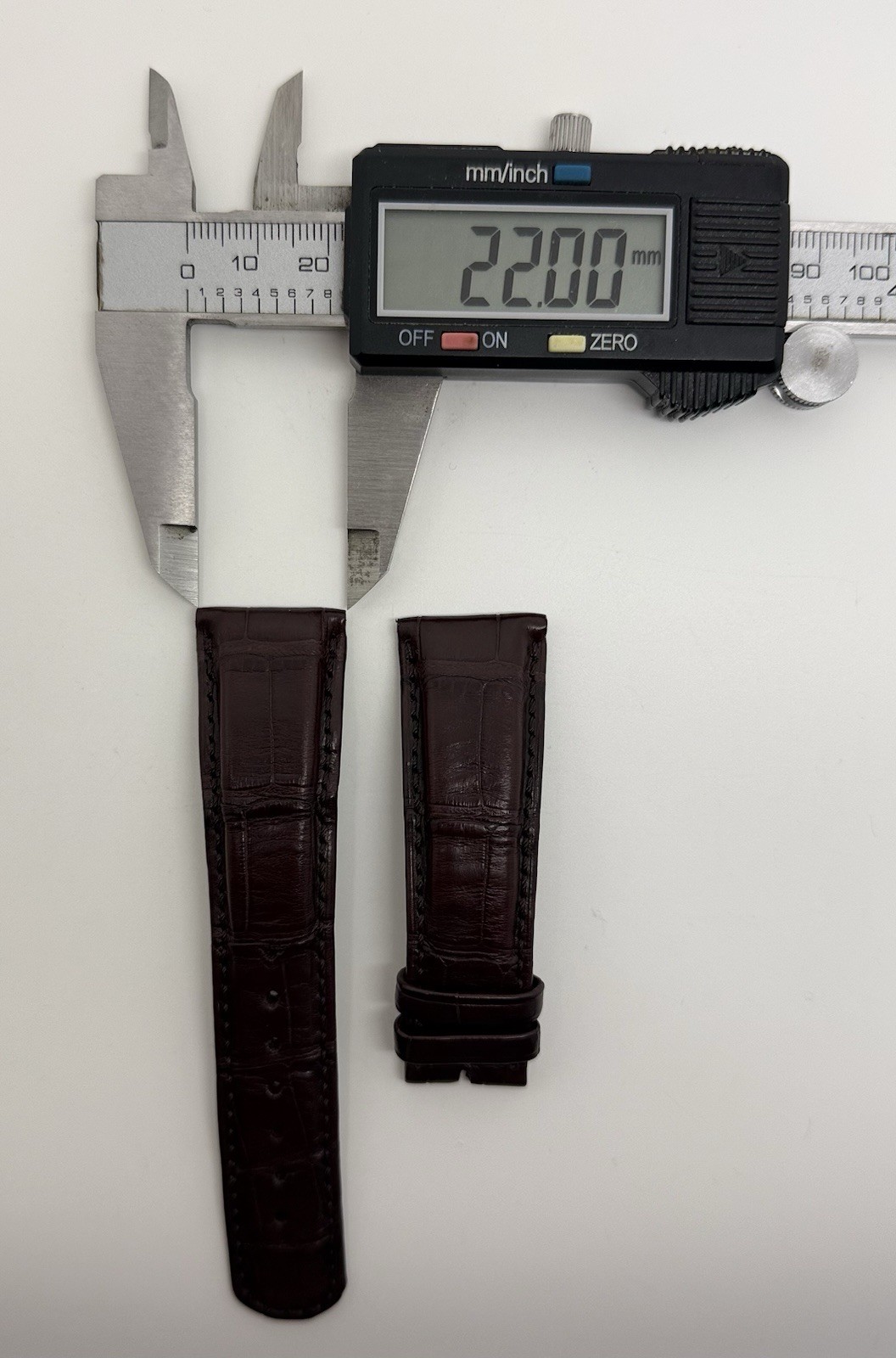 A. Lange & Sohne 22mm x 18mm Brown Alligator Watch Strap Band Authentic OEM