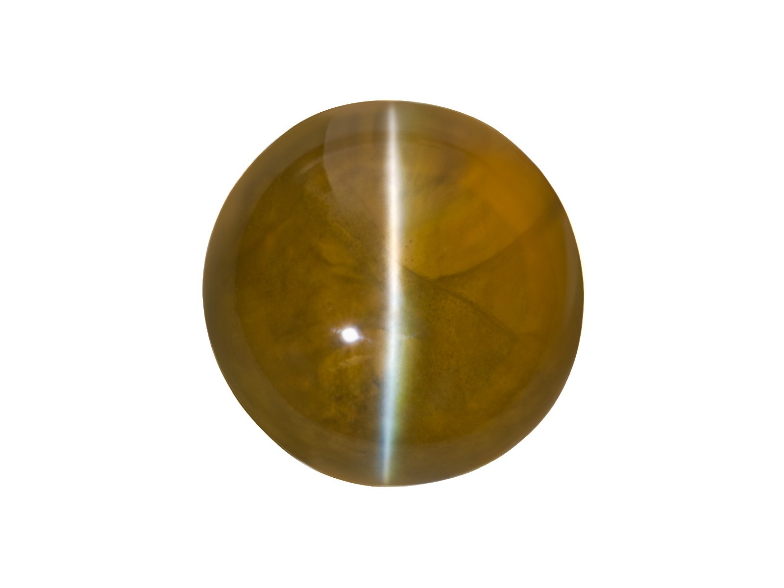 GRS & IGI Certified CEYLON Chrysoberyl Cat’s Eye 8.26 Ct. Natural Unheated HONEY