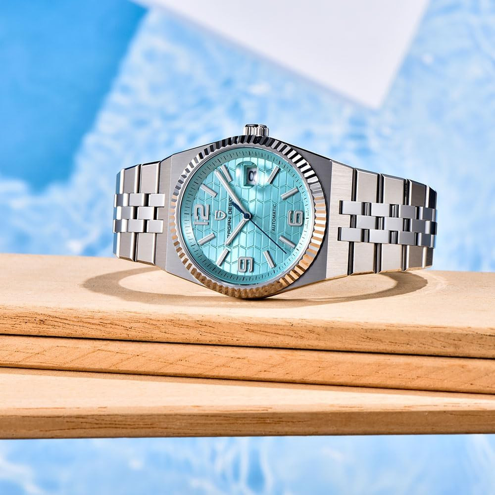 Luxury 40MM Men’s Automatic Stainless Steel Sport Watch – 100M Waterproof