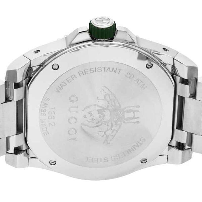Gucci Dive YA136222 Green Dial Quartz Men’s Watch New + Box & Paper’s