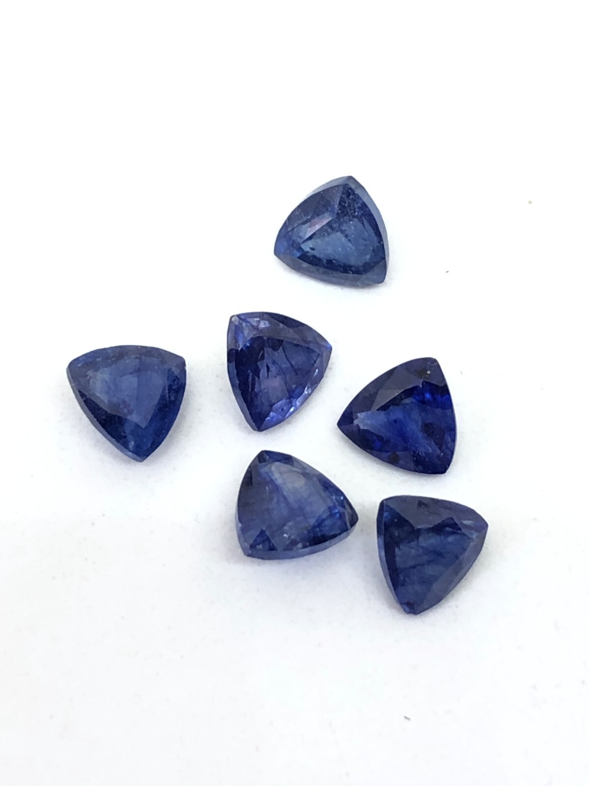 Blue Sapphire Trillion Size 3mm, 4mm, 5mm, 6mm, 7mm, 8mm, 9mm, 10mm, 11mm & 12mm