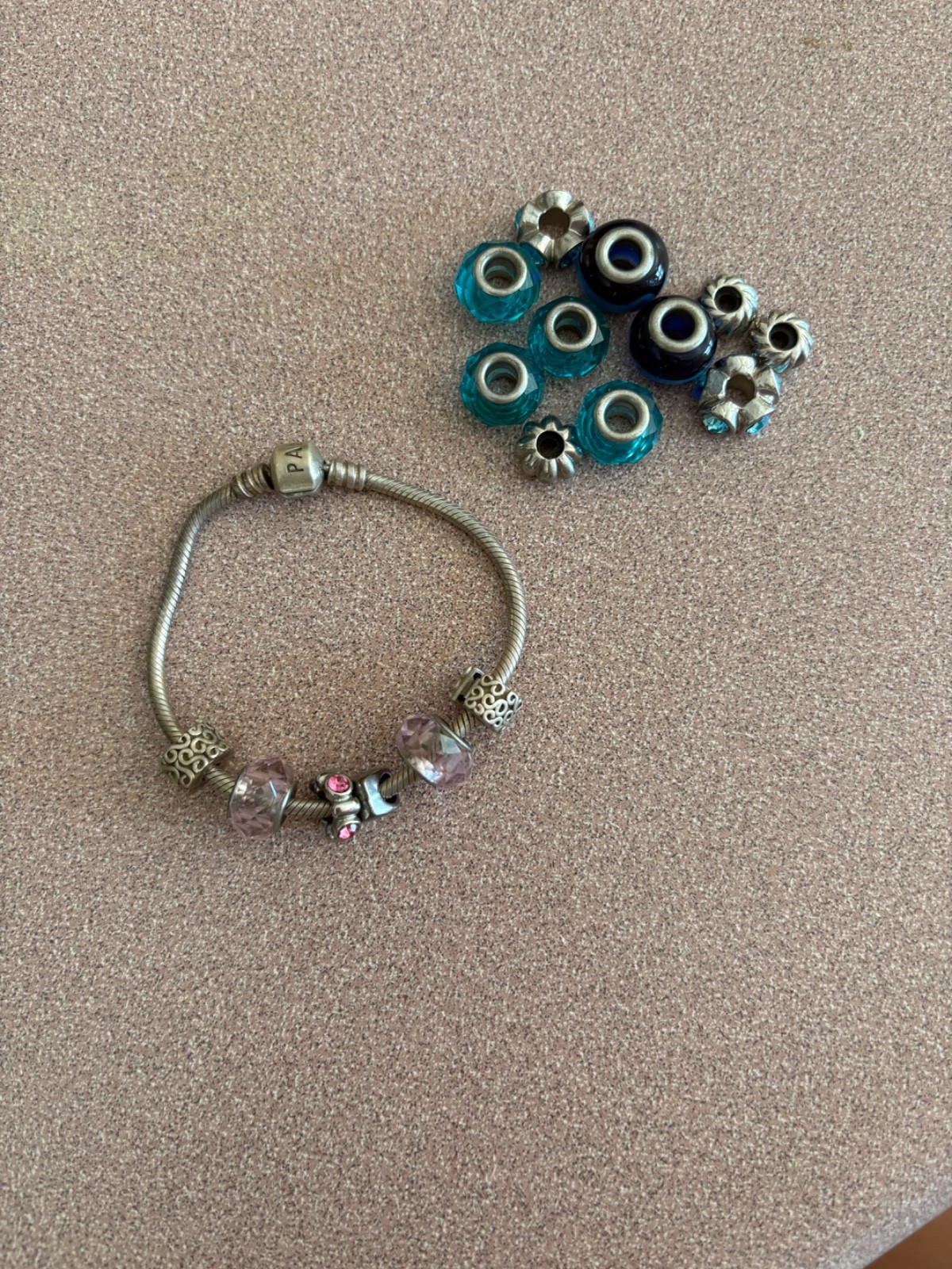 PANDORA Women Silver Charm Bracelet – 590702HV authentic 925 ALE bracelet