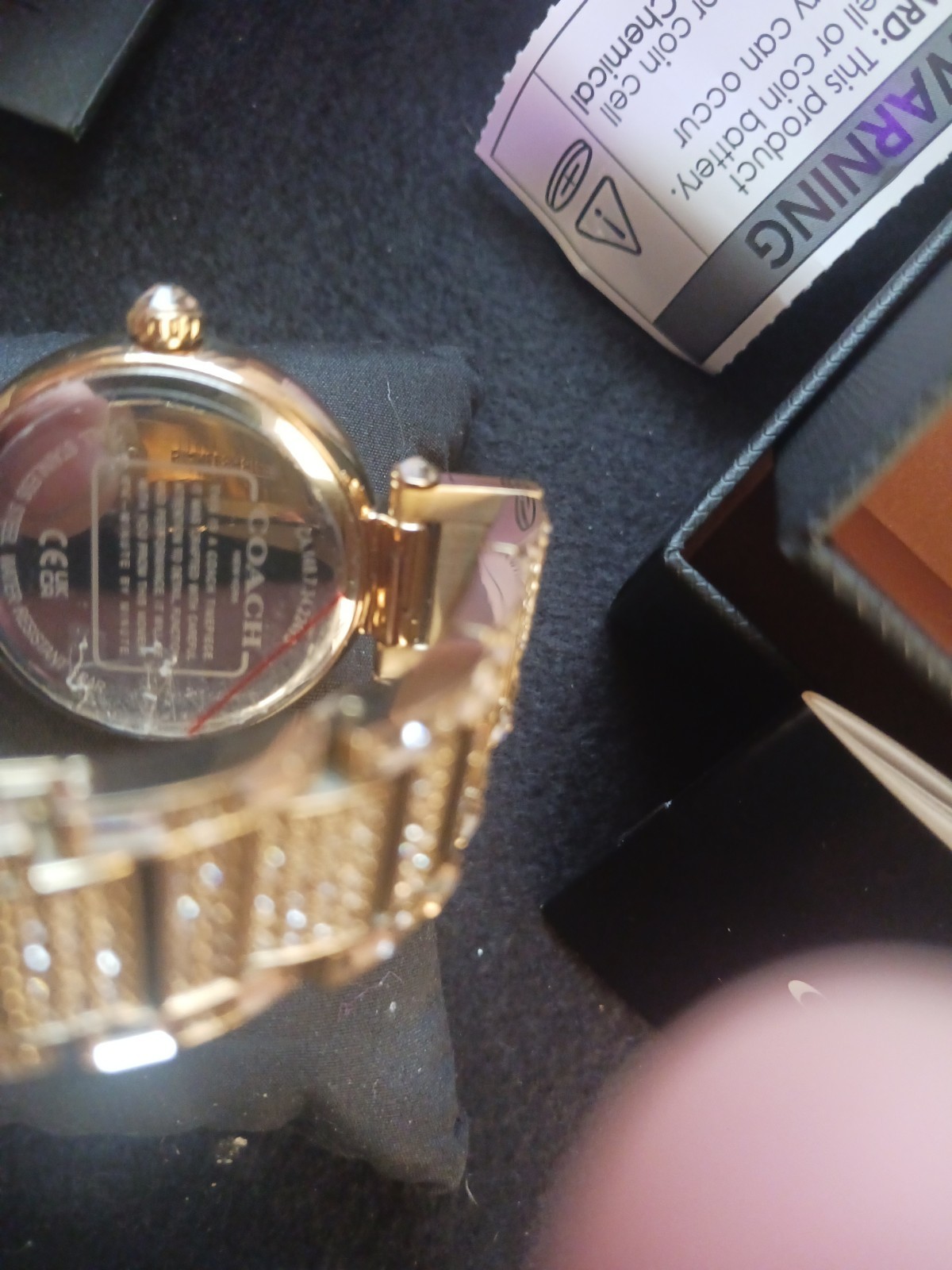 Coach CAREY WATCH UNWORN NIB W/TAGS