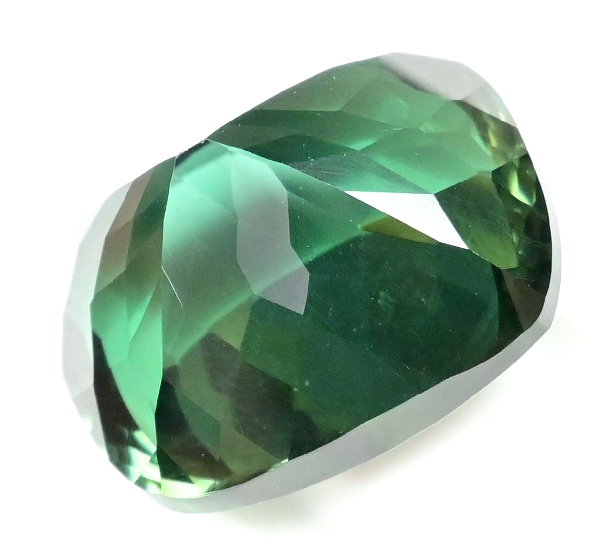 25.20 Ct Natural Green Tourmaline Certified Stunning Cushion Cut Loose Gemstone
