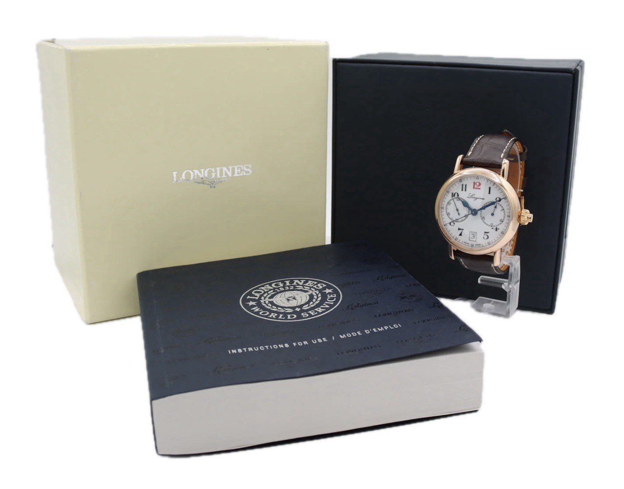 Longines Heritage Chronograph 18k Solid Rose Gold, L2.775.8.23.3