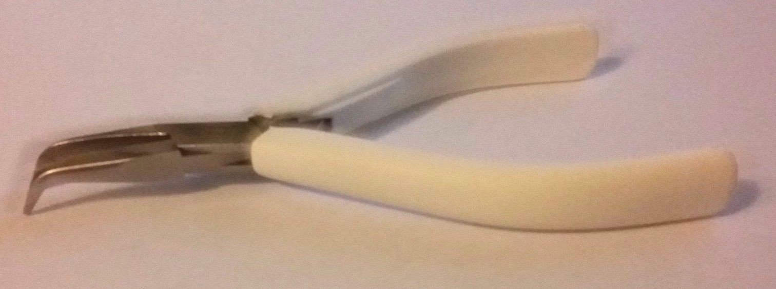 Chain Nose Plier Curved Tip 5″ – Made in Sweden