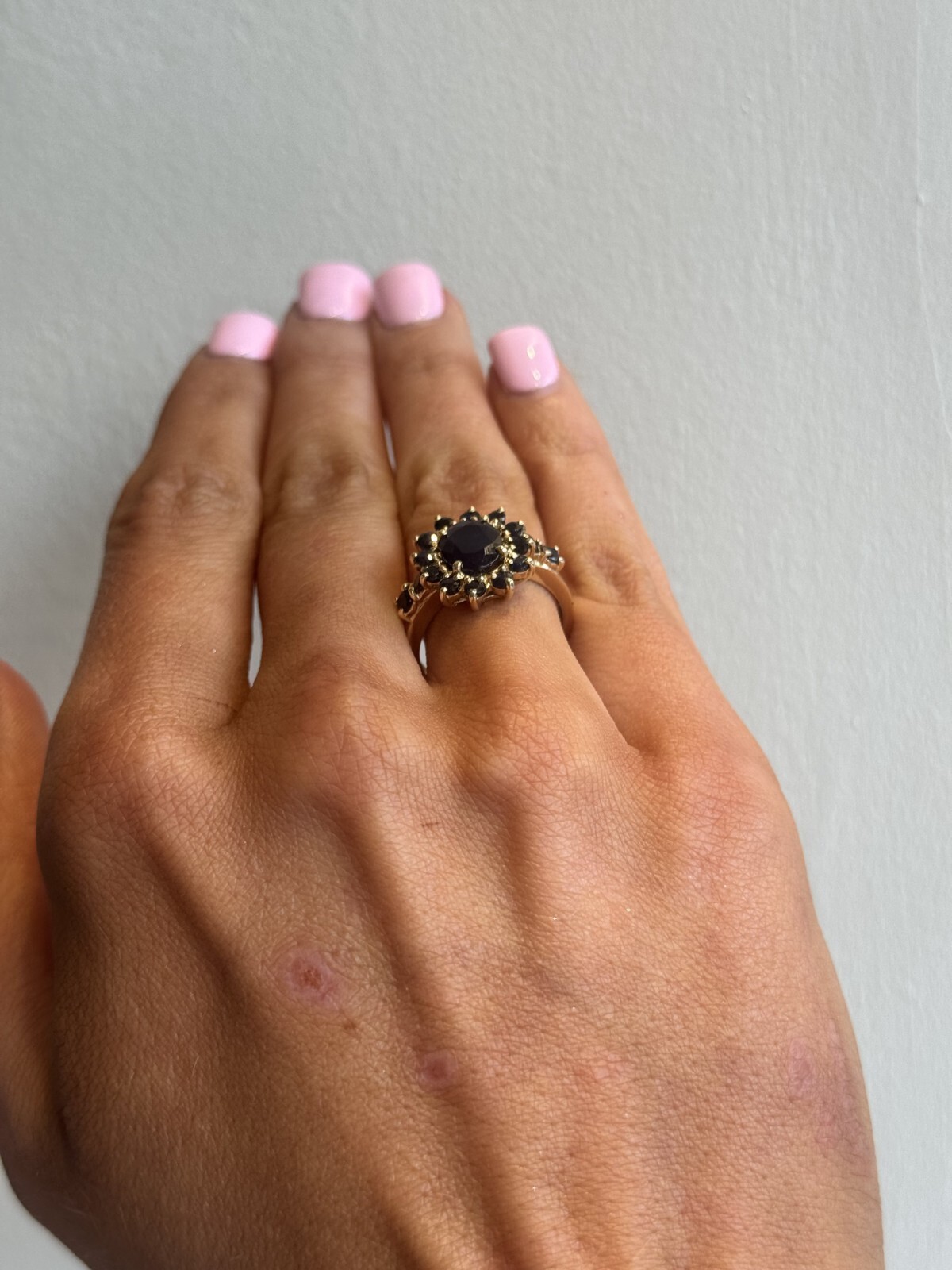 14K YELLOW GOLD RING WITH STONE
