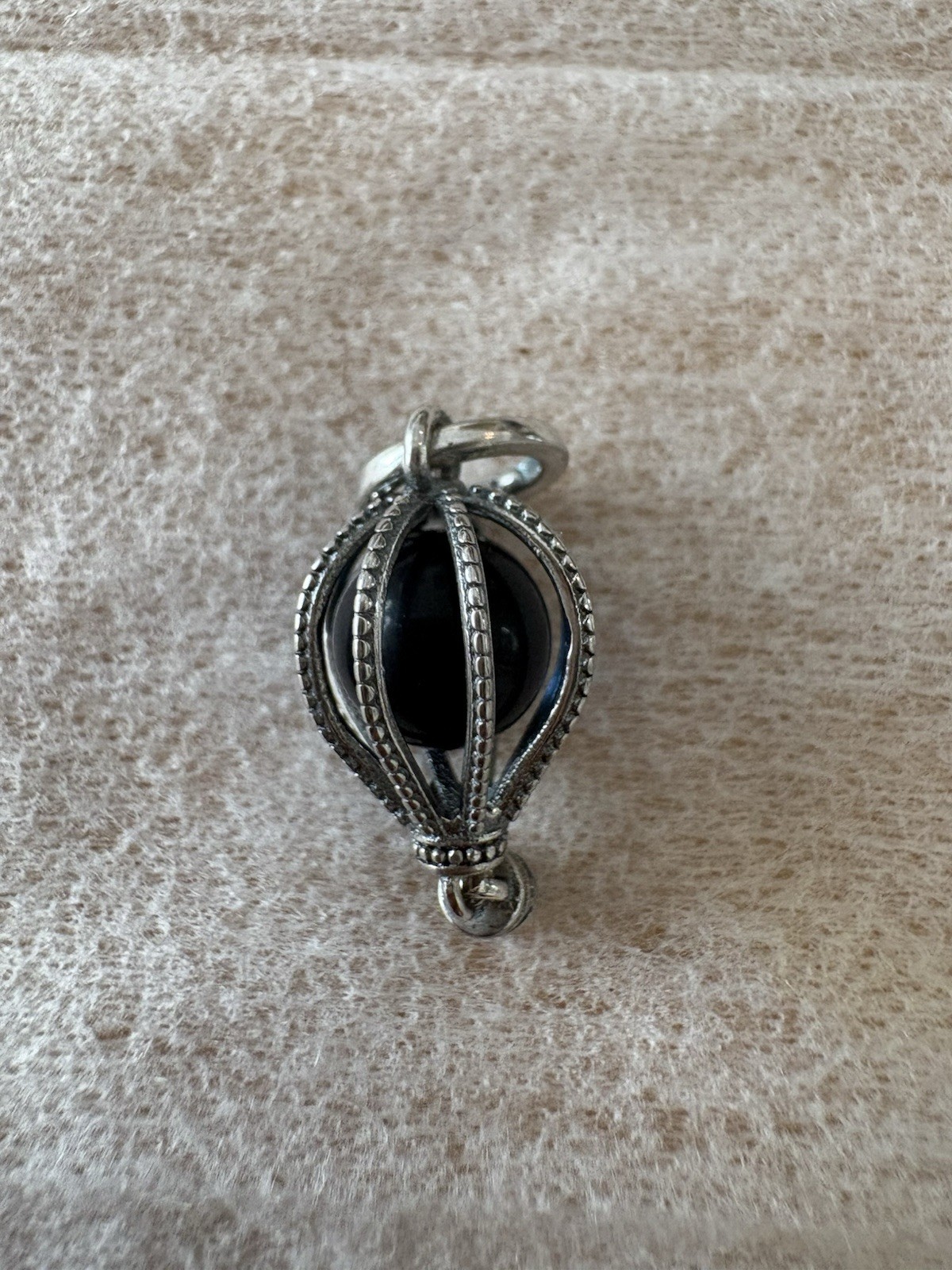 Pandora S925 ALE Hot Air Balloon Dangle Charm Sterling Silver Blue