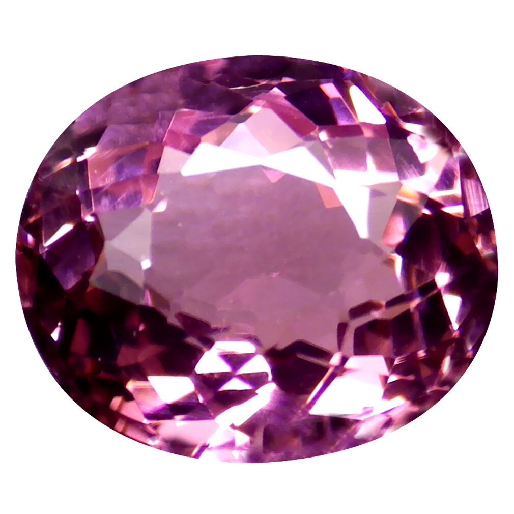 1.63 ct Mesmerizing Oval Cut (8 x 7 mm) Mozambique Pink Tourmaline Gemstone