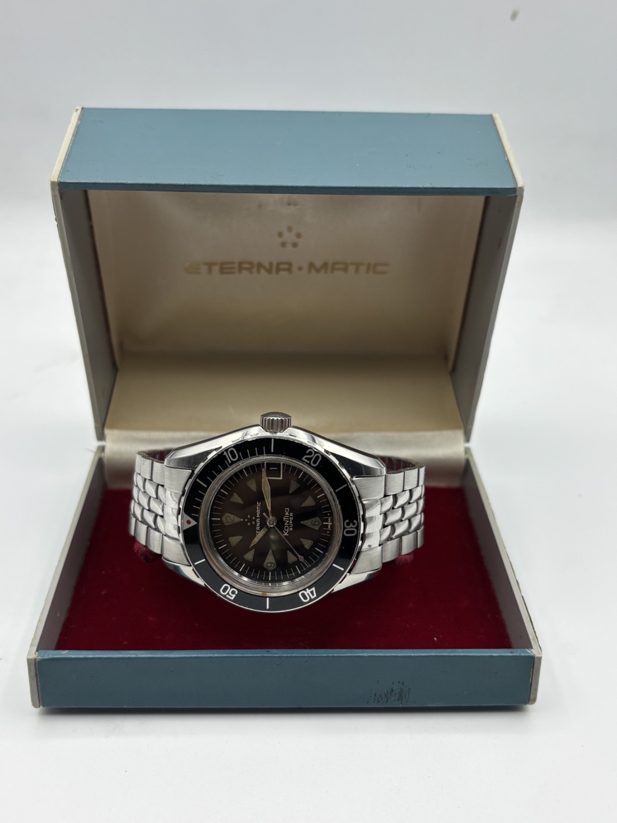 *ULTRA RARE FULL SET* Eterna-Matic KonTiki Super 130 FTP-3 Gay Freres bracelet