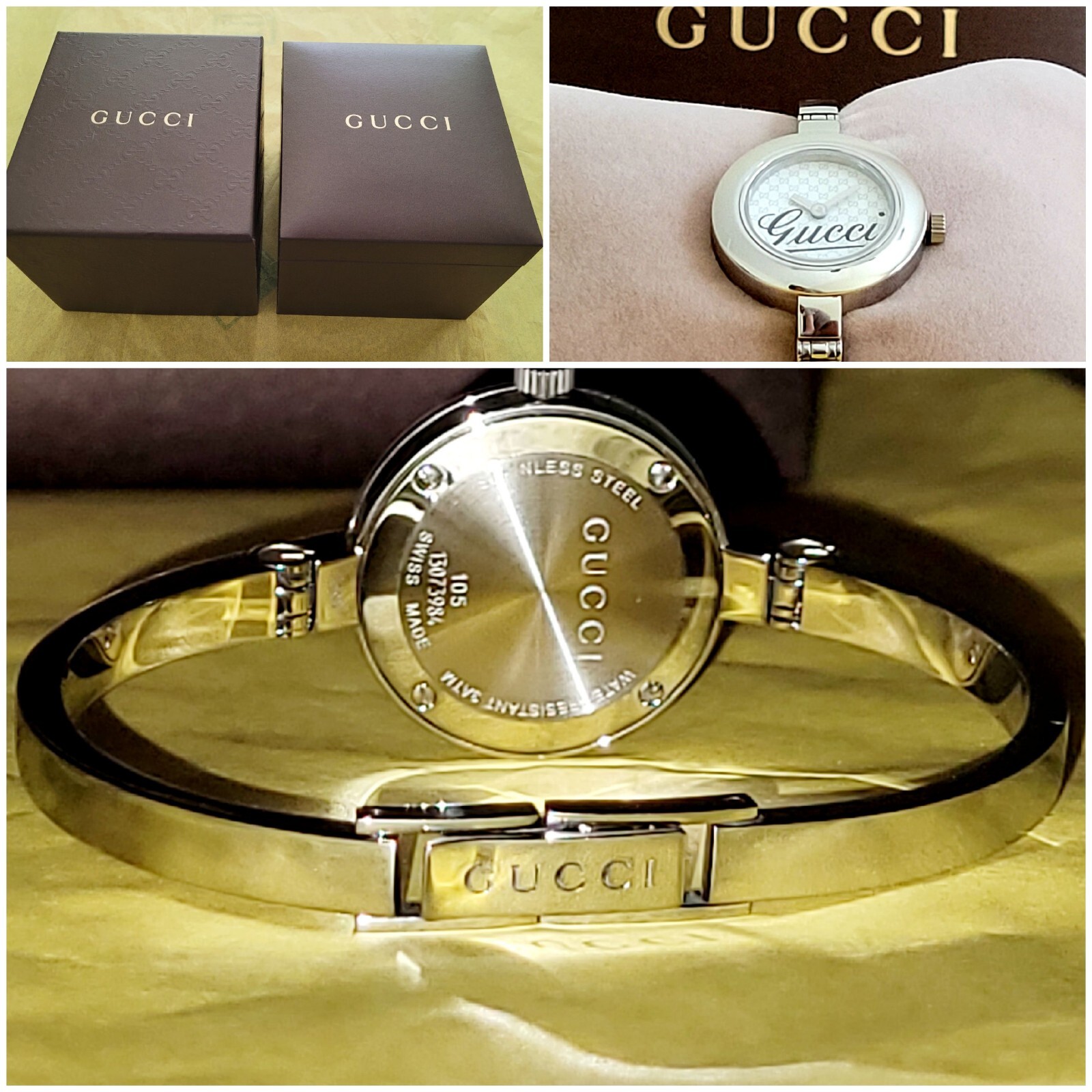 Gucci 105 Ladies💃Authentic,Near Mint,Hardly Worn,Absolutely Beautiful,Box,Tag.