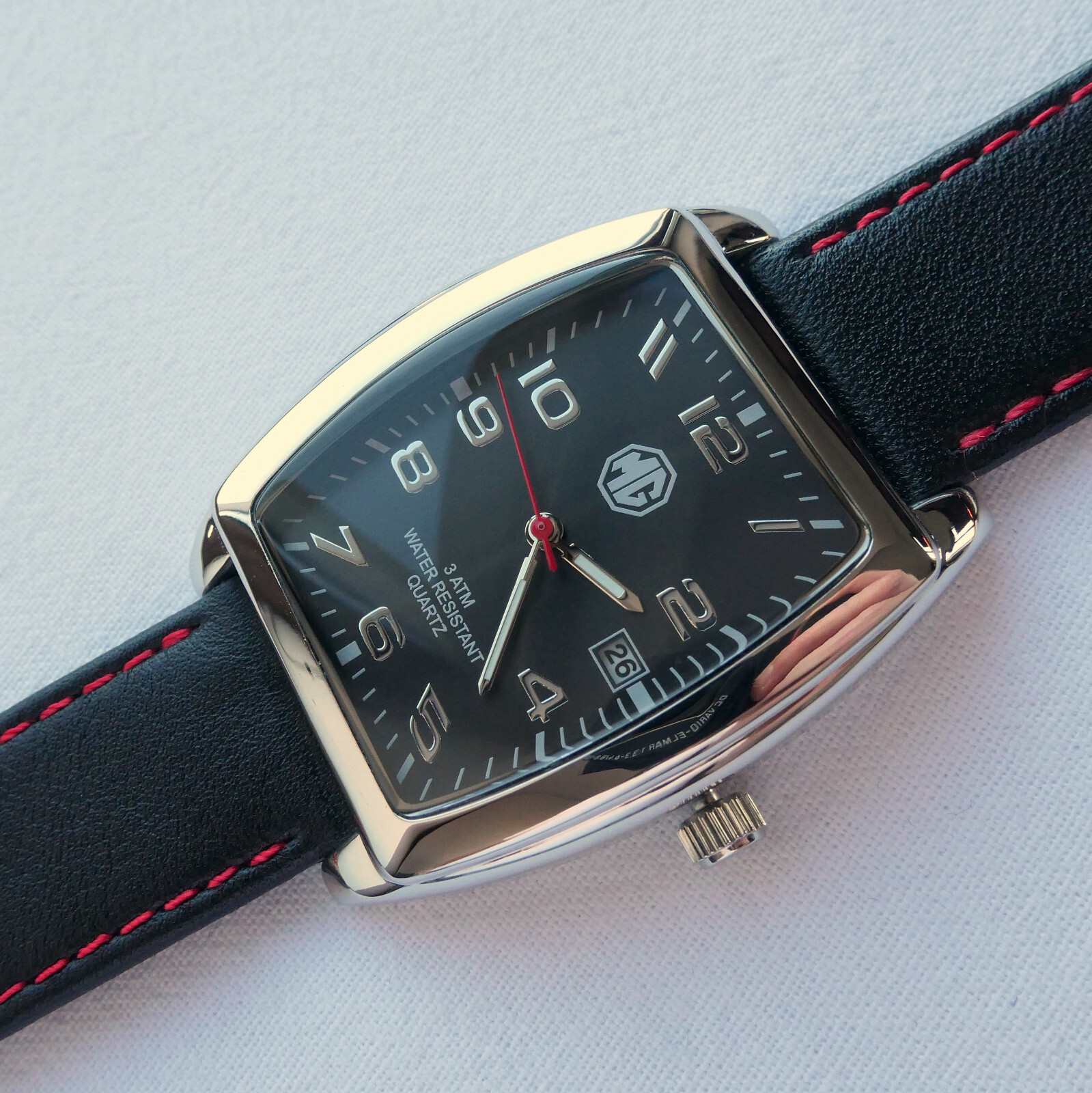 MG Morris Garages BMC MGA MGB Classic Aviator Driver Sport Car Accessory Watch