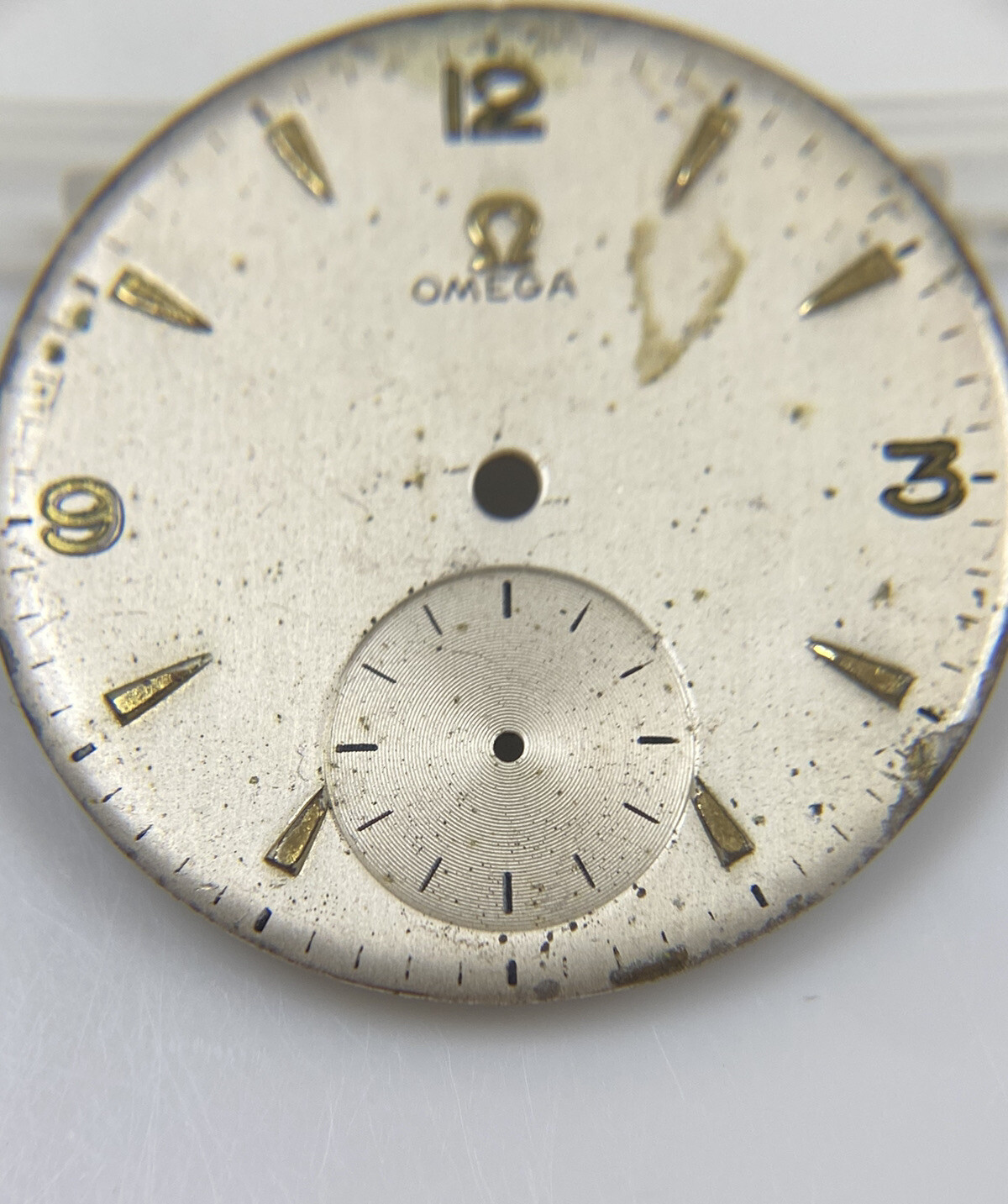 Original Vintage Omega Cal. 260/261/262/265/266/267 Silver/Gold 29.8mm Dial