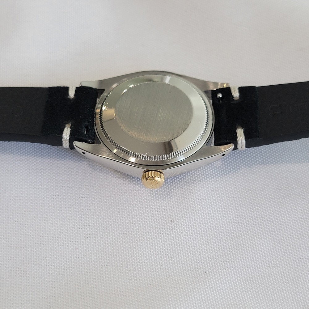 Rolex Oyster Perpetual Date 1500 35mm 14k Gold SS 1970s Mens Automatic RA624B