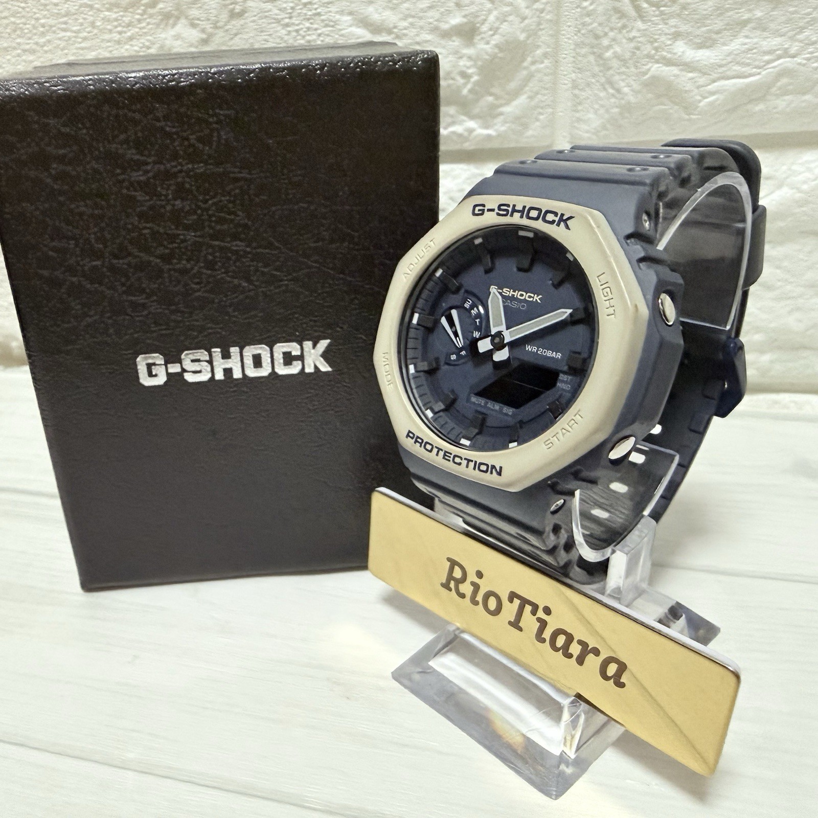 Casio G-Shock GA-2110ET-2A Earth Color Navy Blue Analog Digital New Battery 5611