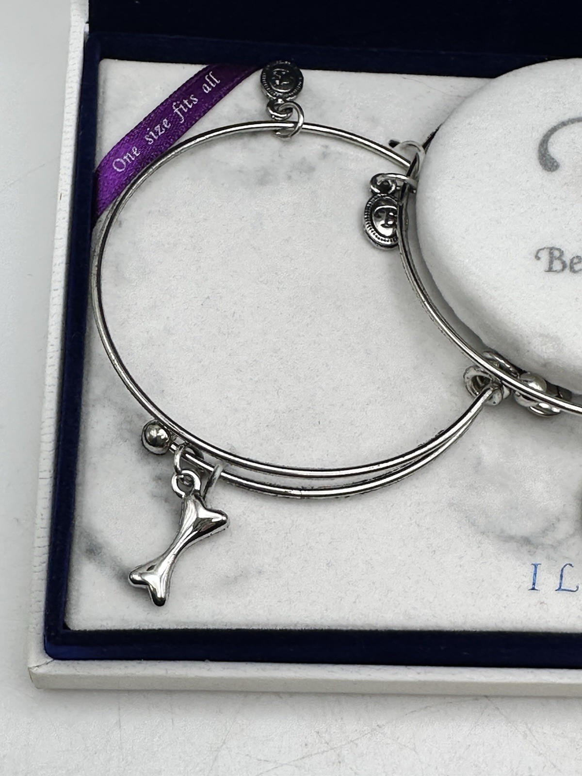 Bella Perlina Charm Bracelet Trio I Love My Dog Series Stainless Steel