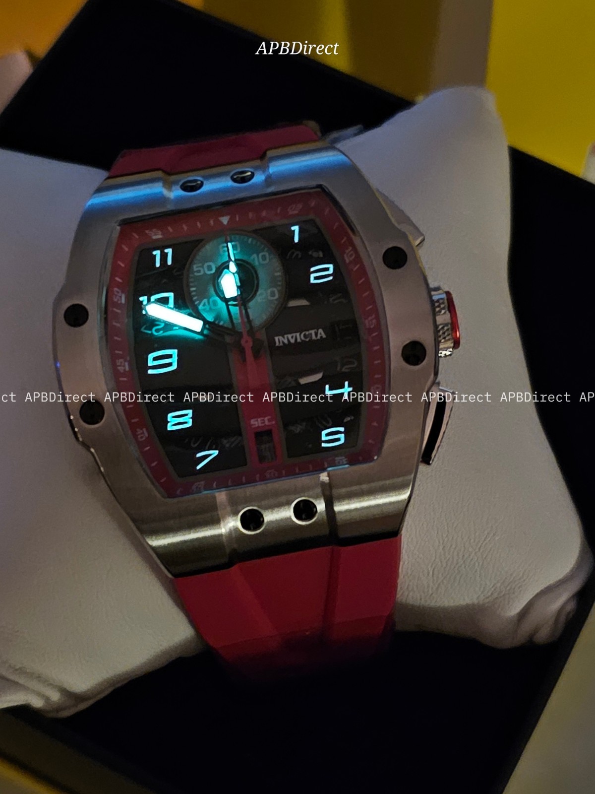 Invicta – Next Gen – DIABLO S1 Rally Black / Red – Racing Collection mens watch