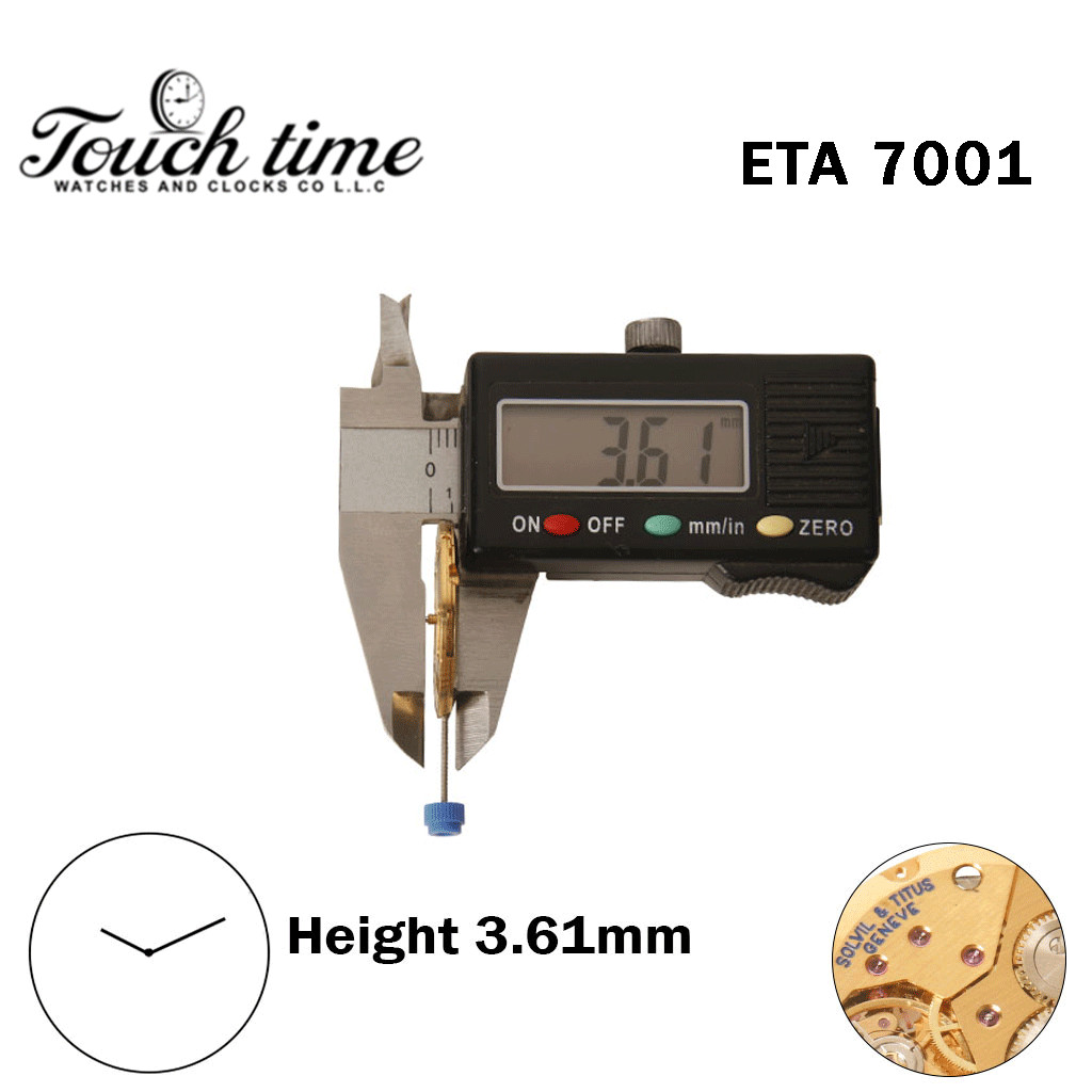 ETA 7001-Solovil & Titus Geneve-Swiss Quartz Movement-Without Disk-2 Hands.