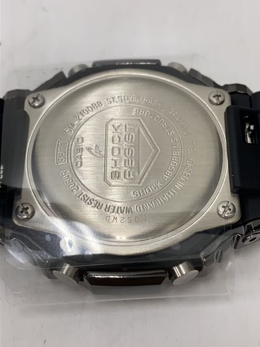 CASIO Quartz Watch G SHOCK Digital Rubber BLK BLK