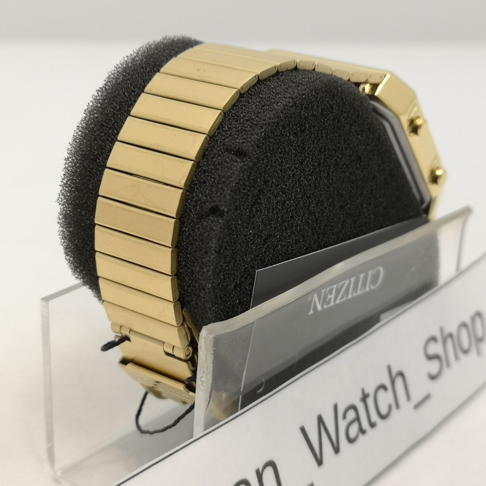 CITIZEN ANA-DIGI TEMP JG2103-72X Brown Gold Reproduction Men’s Watch New in Box