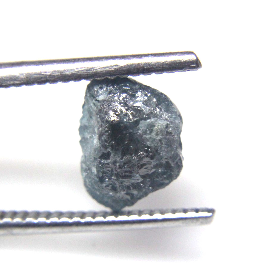 3.34 CTS RAW UNCUT NATURAL BLUE DIAMOND ROUGH PIECE 9.74×7.63×6.58 MM