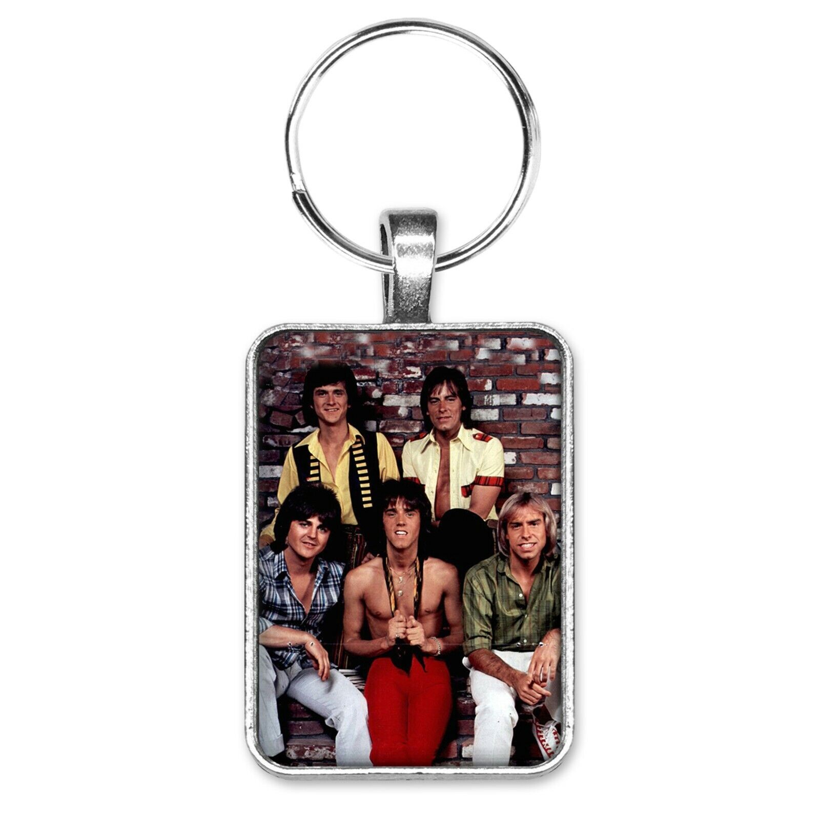 Bay City Rollers Poster Reproduction Key Ring / Necklace Saturday Night Hit Song