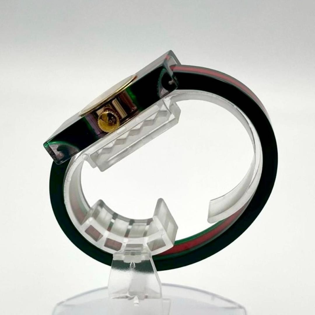 890 Rare new battery GUCCI 143.5 Sherry Line wristwatch bangle