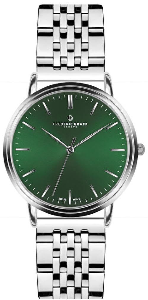 Frederic Graff “Frederic Graff Men’s Silver Wristwatch – Quartz Analogue Watch –