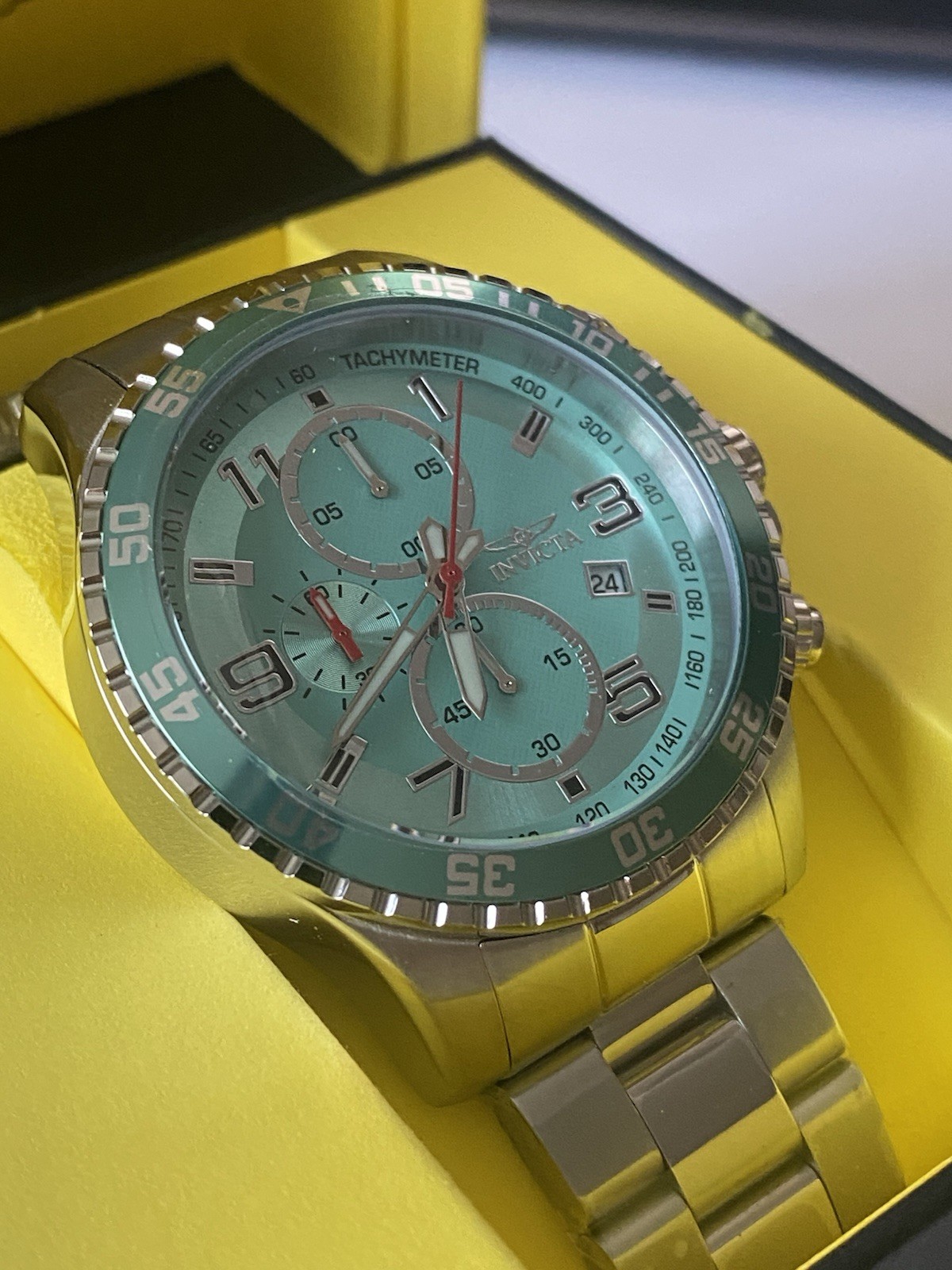 Brand New Invicta Specialty Mach Gala Men’s Watch 48mm Steel (69820) TachyMeter