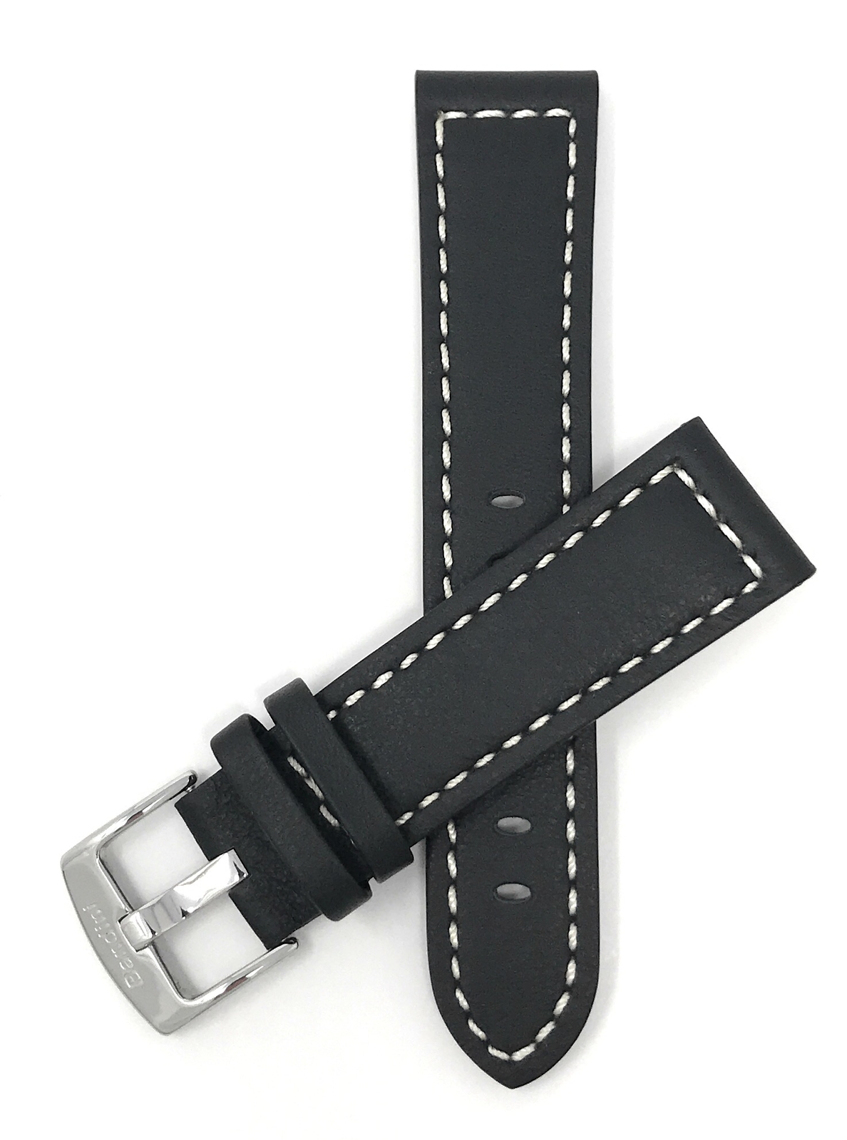 20mm Leather Aviator Watch Strap Band for Laco Aachen