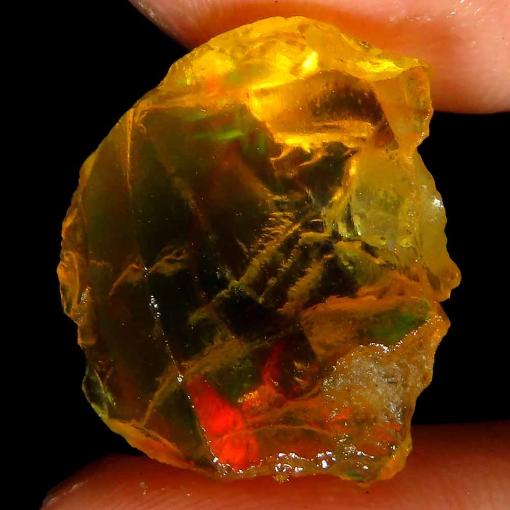 13.30 Cts. Natural Amazing Super Ethiopian Opal 17x20x8 MM Rough Loose Gemstone