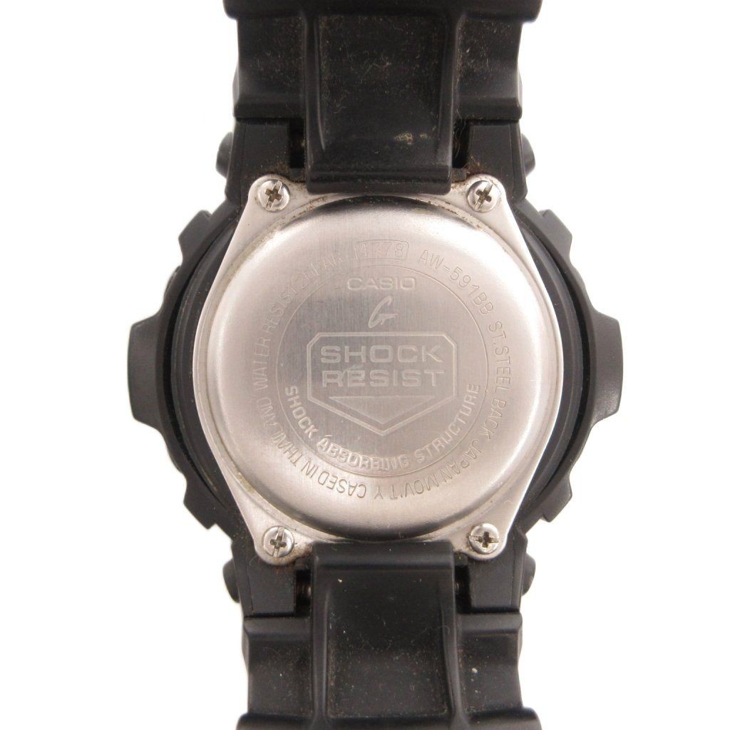 Casio G Shock CASIO G SHOCK Wristwatch Quartz Ana Digi AW 591BB 1AJF Black TQ fr