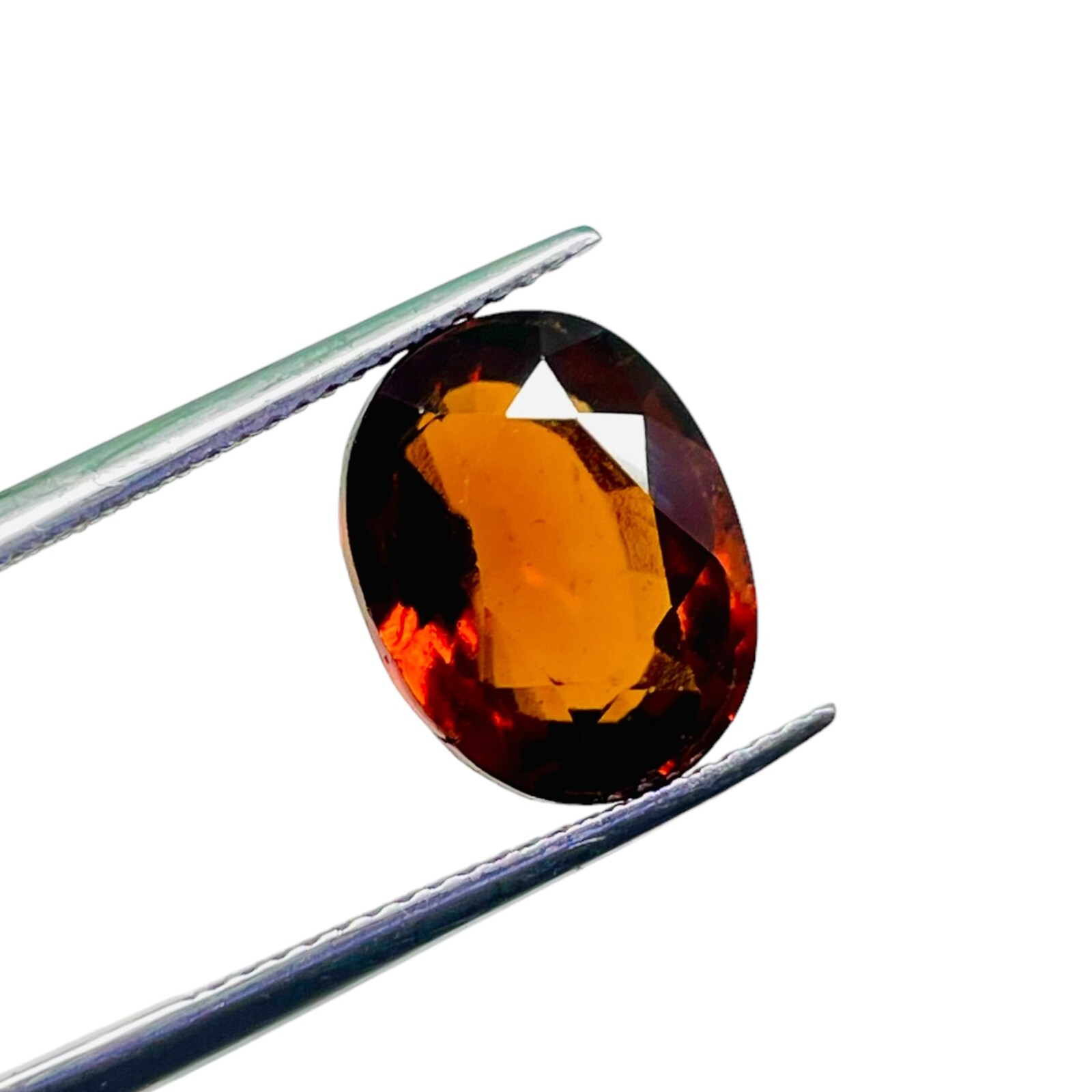 7.71 Cts Certified Natural Hessonite Garnet Ceylon AAA Loose Untreated Gemstone