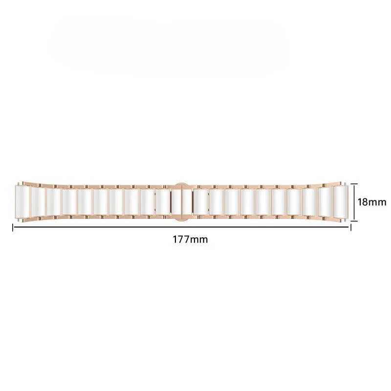 Ceramic Wrist Strap For Garmin Forerunner 265S 255S Venu 3S 2S 4S Band Bracelet