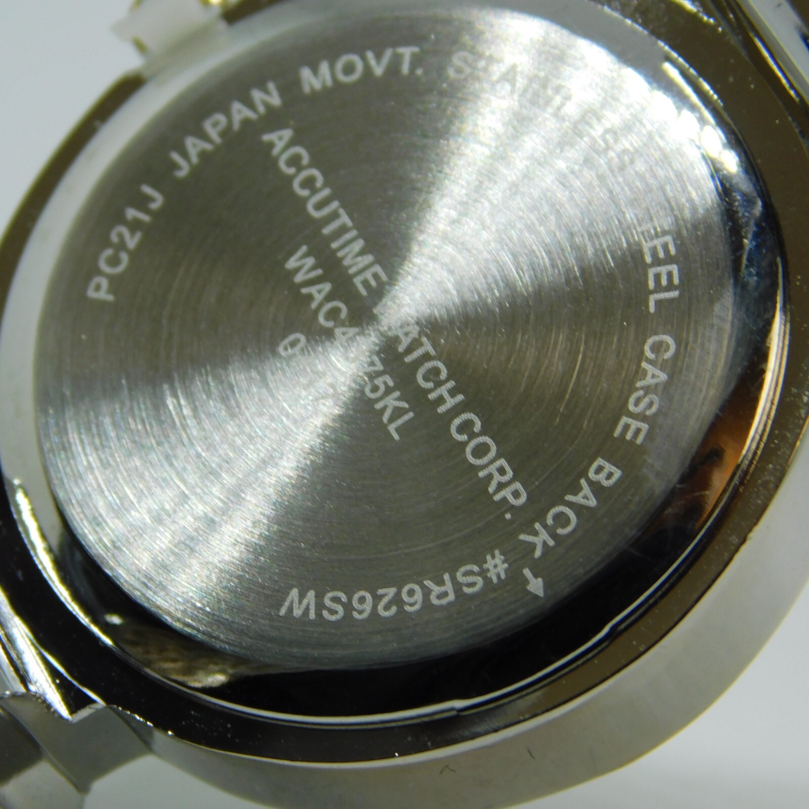 ACCUTIME WATCH CORP. WAC4375KL Quartz Analog Women’s Watch Sz.6 1/2″ New Battery
