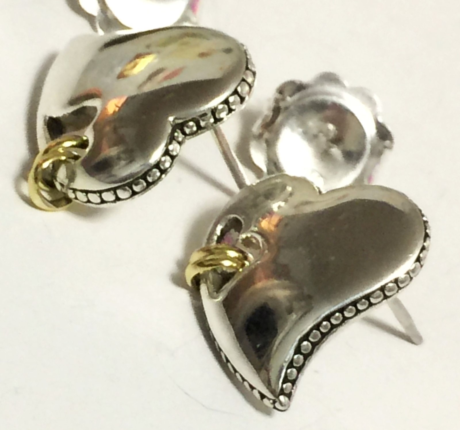 Scott Kay 8g Sterling Silver Hearts 14k Rings Earrings Women Lady Gift NWT SALE!