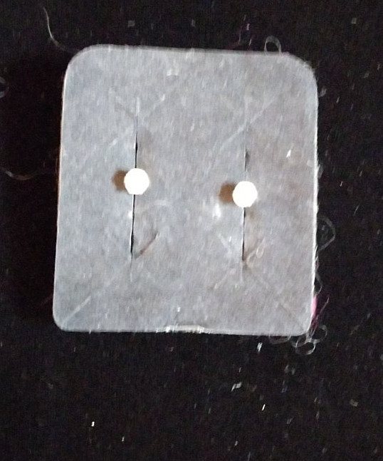 1/2 ct tw genuine diamond stud earrings 14k 6 prong settings, clutch backs.