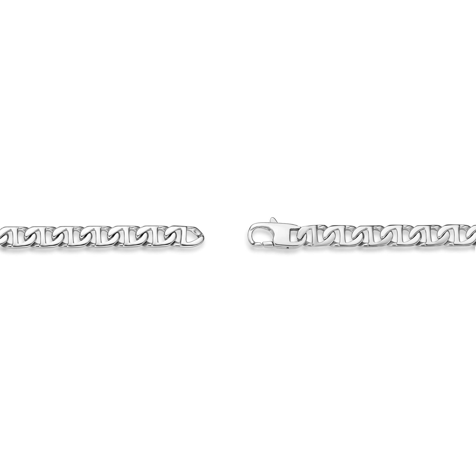 Lavari Jewelers Stainless Steel Mariner Link Necklace 22 Inch 10 mm Lobster Claw