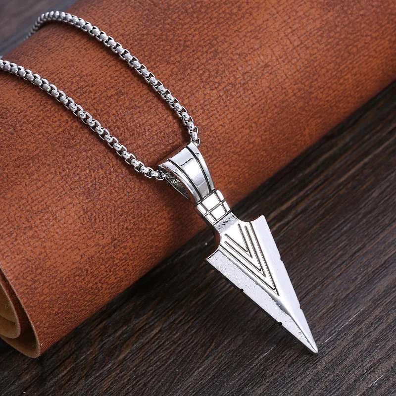 Small Arrow Pendant Necklace Women Trendy European American Outdoor
