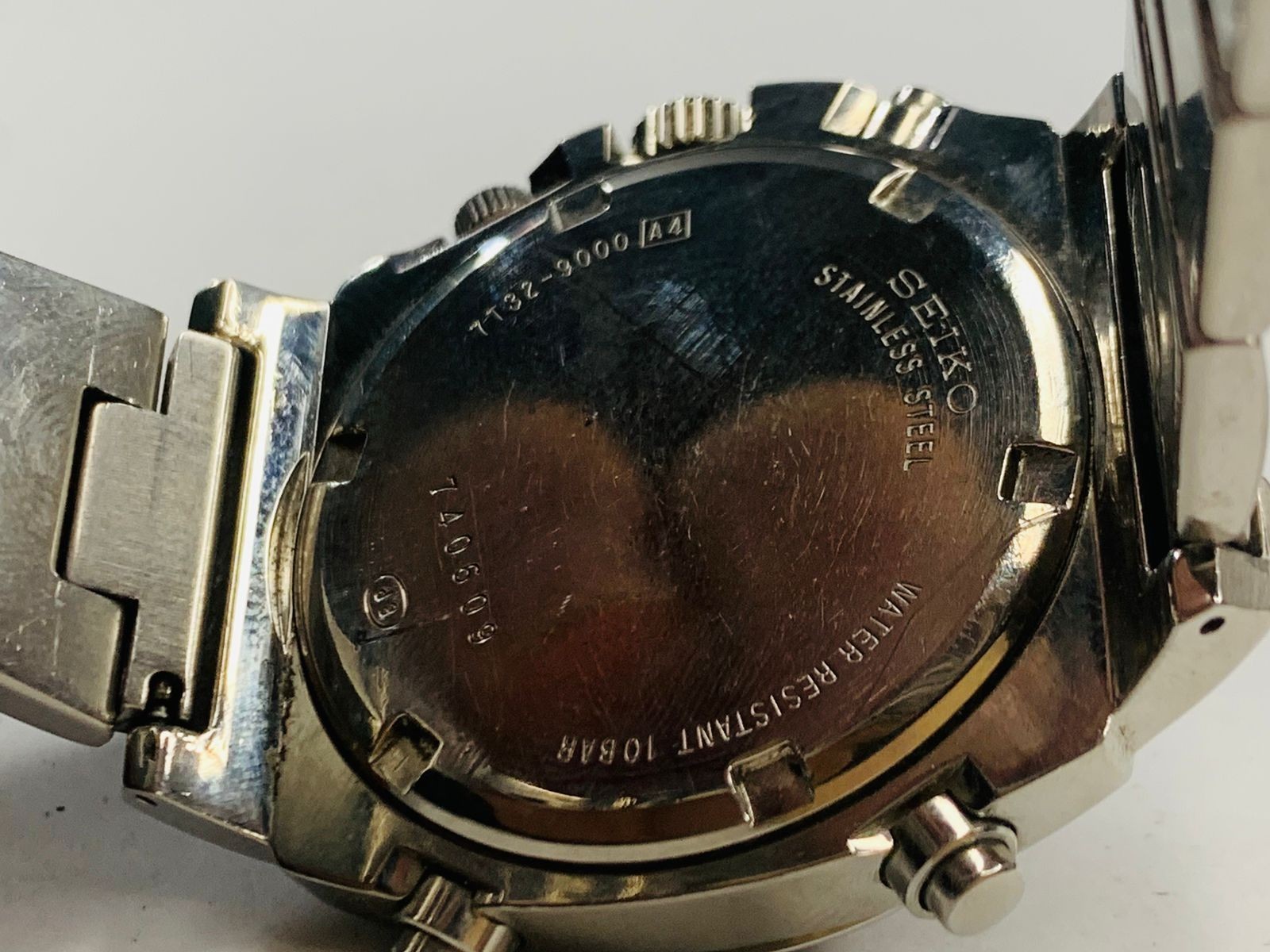 Vintage Seiko SUS Chronograph 7T32-9000 Men’s Quartz Watch