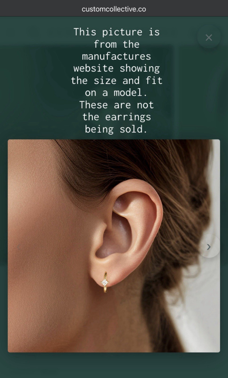 Custom Collective Diamond Huggie Earrings – SEE DESCRIPTION