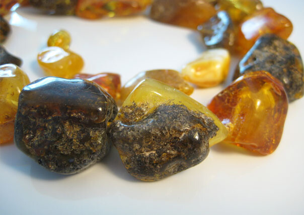 Genuine Massive Amber Baltic Amber Necklace 35-40 grams !!!