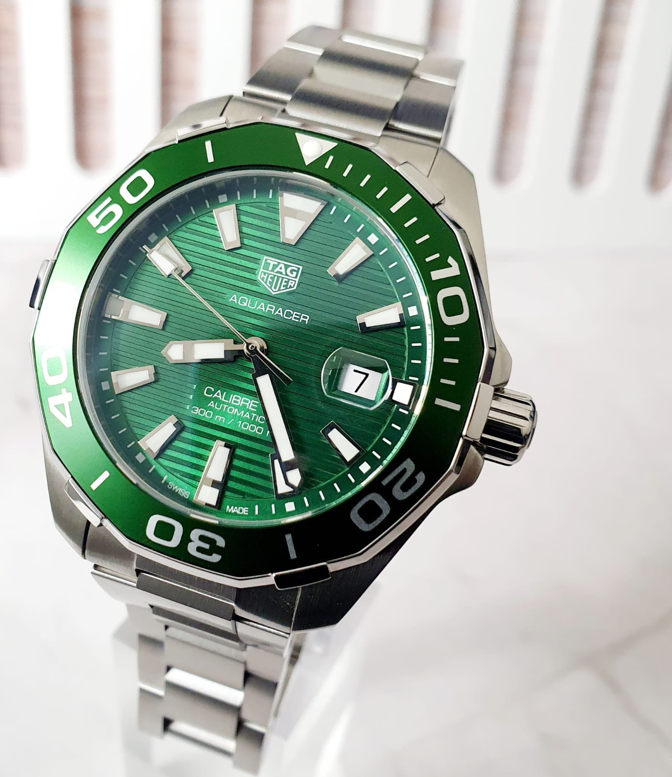 TAG Heuer Green Hulk Aquaracer Men’s Watch WAY201S.BA0927