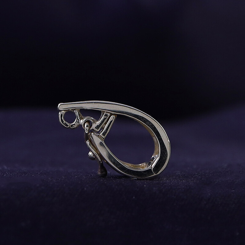 10K Yellow Gold Bail 6 x 15mm for Pendant with Findings