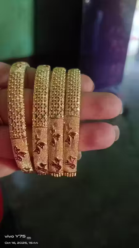 Indian Traditional Bollywood Gold plated Bangles Ethnic Bangle Sets for women