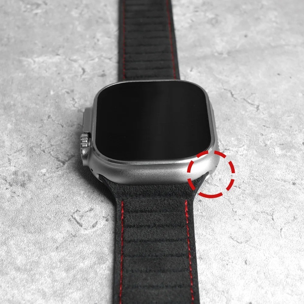 YMW Magnetic ALCANTARA Strap for Apple Watch Ultra 3 Band Accessories for iWatch