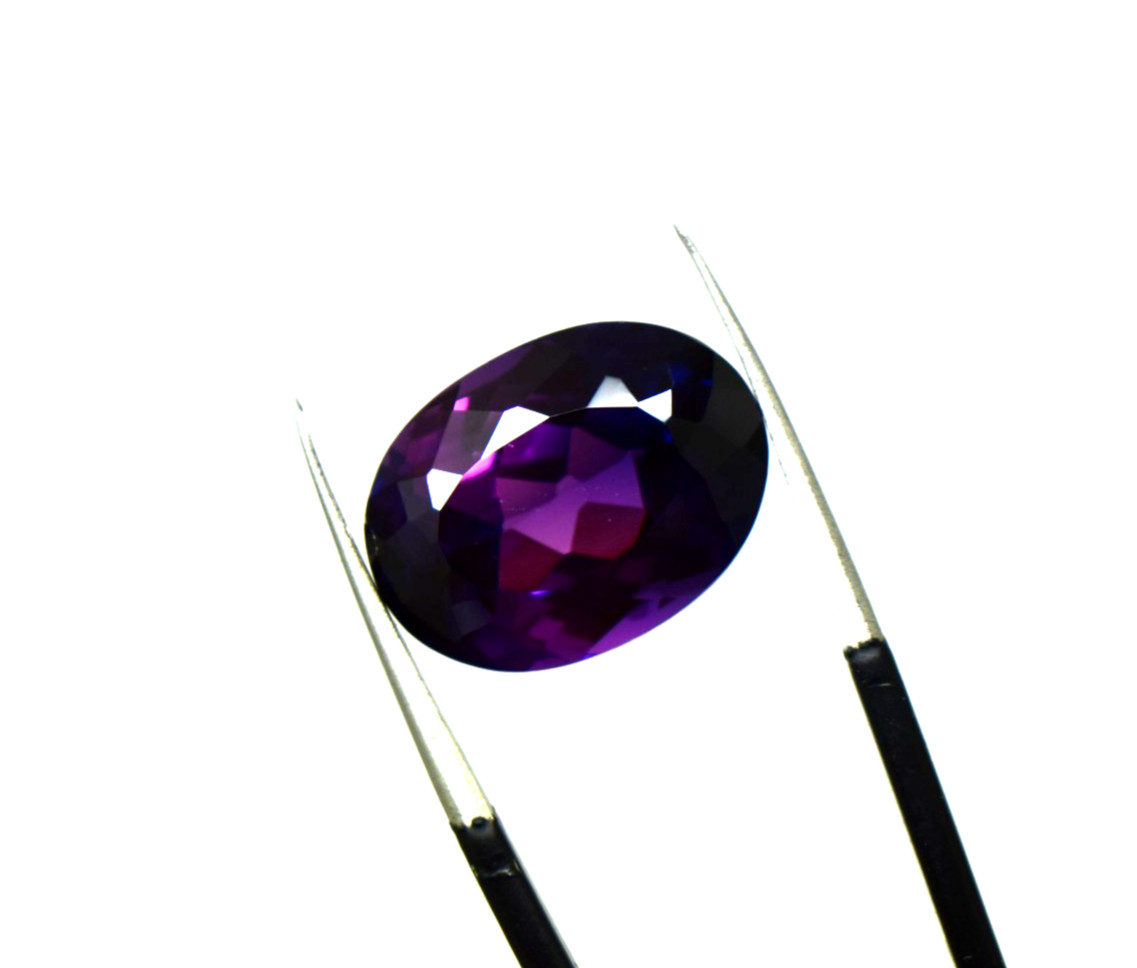 Natural Color Change Sapphire 18.65 Ct Apx. Blue Purple Sri Lanka Loose Gemstone