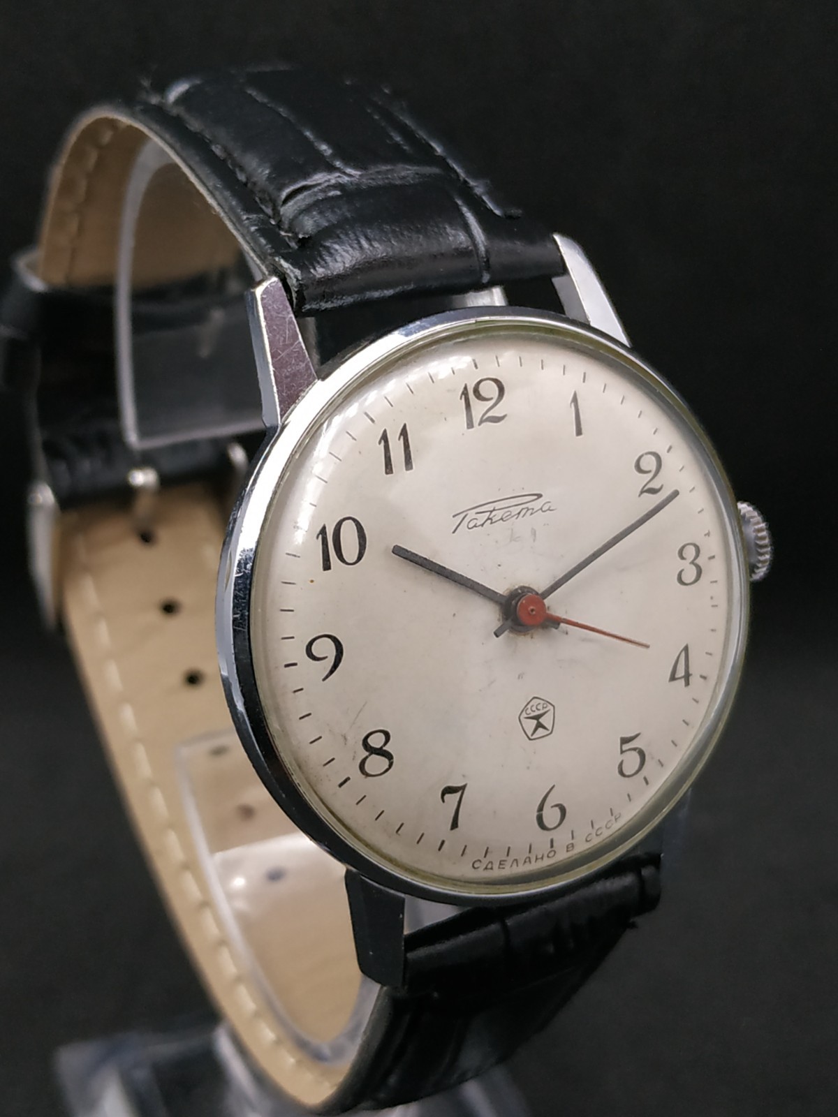 Men’s Vintage Dress Watch Raketa made in USSR Mechanical 2609.HA Retro Soviet ☭